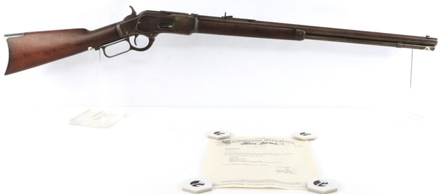 WINCHESTER MODEL 1873 .32 WCF LEVER ACTION RIFLE
