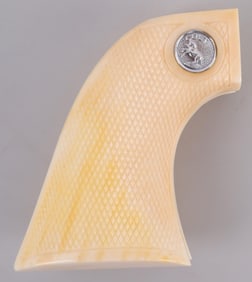 ANTIQUE COLT SINGLE ACTION ARMY IVORY GRIPS
