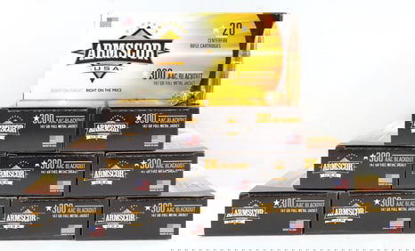 ARMSCOR 300 AAC BLACKOUT 147 GR AMMUNITION 200 RDS