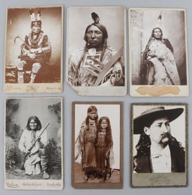 6 LATE 19TH CENTURY ANTIQUE PORTRAIT PHOTOGRAPHS