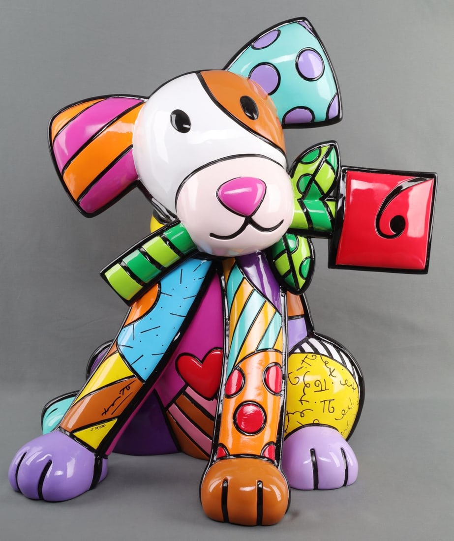 希少　Romero Britto世界限定4000個　わんちゃん置物 ROYALTY DOG - BRITTO® Collectible Plush – Shop Britto
