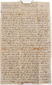 1859 LETTER ATTAPULGUS GA NEGRO HANGING BAINBRIDGE