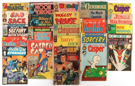 LOT 23 COMICS 60s 70s 80s ARCHIE DC MARVEL DELL