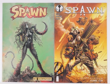 SPAWN #141 & SPAWN #179 COMIC BOOK LOT OF 2