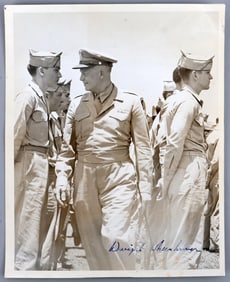 WWII DWIGHT EISENHOWER AS GENERAL SIGNED AUTOGRAPH