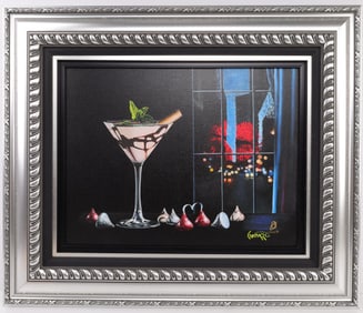 MICHAEL GODARD "KISS ME" SIGNED GICLEE W DOCS