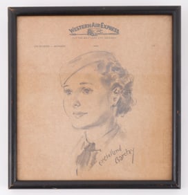 MCCLELLAND BARCLAY ILLUSTRATOR PENCIL SKETCH