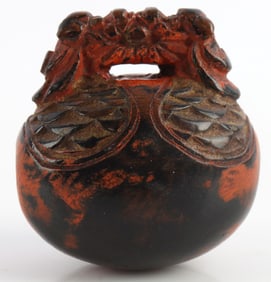 NEGORO BELL WOOD NETSKE RED AND BLACK LACQUERED