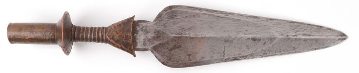 ANTIQUE AFRICAN MONGO KNIFE FROM CONGO DRC