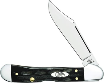 CASE XX JIGGED BUFFALO HORN MINI COPPERLOCK KNIFE