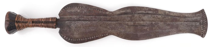 ANTIQUE AFRICAN KUBA KNIFE FROM CONGO DRC