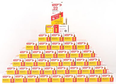 2000 ROUNDS OF AGUILA .22LR 40 GR AMMUNITION