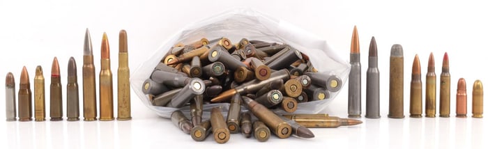APPROX. 300 ROUNDS OF LOOSE RIFLE AMMUNITION