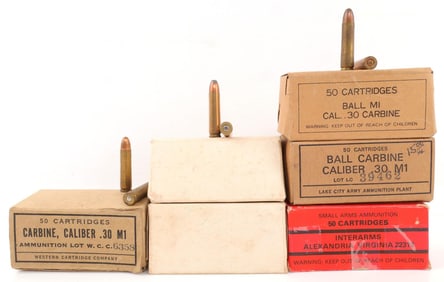 280 ROUNDS OF .30 CALIBER M1 CARBINE AMMUNITION