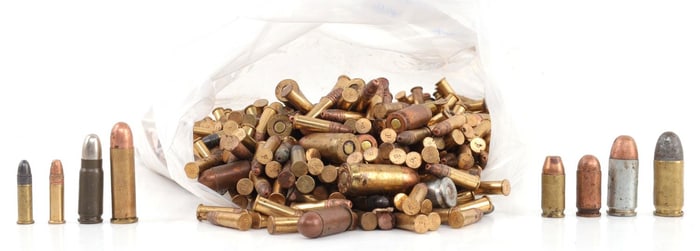APPROX. 500 ROUNDS LOOSE VINTAGE PISTOL AMMUNITION