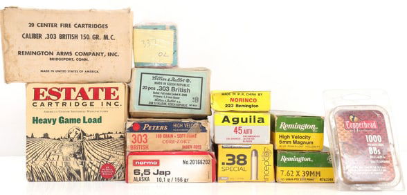 APPROX. 275 ROUNDS OF VARIOUS VINTAGE AMMUNITION