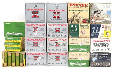 OVER 600 ROUNDS OF 20 GA SHOTGUN AMMO