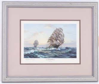 CHARLES VICKERY SIGNED & NUMBERED GREAT RACE PRINT