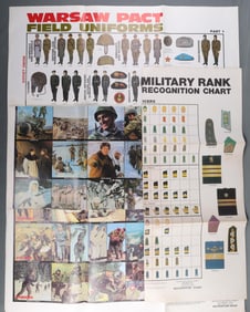 US INTELLIGENCE COLD WAR RECOGNITION CHART LOT 4