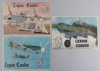 WWII SPANISH BLUE CONDOR LEGION RATION SHEETS