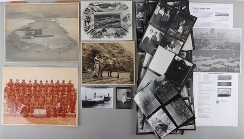 21 VINTAGE PHOTO PRINT LOT WWI GERMANY KOREA JAPAN