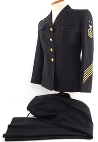 U.S NAVY MASTER CHIEF WAVE UNIFORM TUNIC & TROUSER