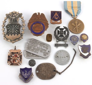 ATLANTA ROTC ACADEMY BADGE MEDAL INSIGNIA TAG LOT