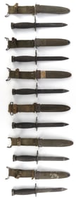 6 VIETNAM WAR US ARMY M8A1 MARK 7 BAYONET & SHEATH