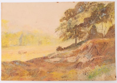 WWII ADOLF HITLER WATERCOLOR PAINTING