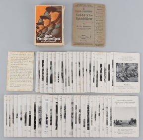 LOT 48 WWII GERMAN REICH HEER PHOTO CARD SET
