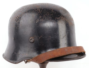WWII GERMAN REICH CIVIC HELMET W/ LINER