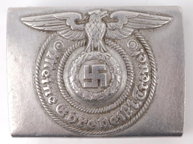 WWII GERMAN SS DATED 1937 BELT BUCKLE