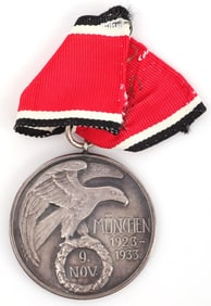 WWII GERMAN THIRD REICH MARKED BLOOD ORDER MEDAL