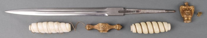 WWII KRIEGSMARINE DAGGER BLADE & OTHER PARTS