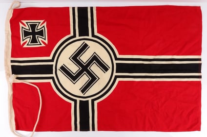 WWII GERMAN THIRD REICH KRIEGSMARINE BATTLE FLAG