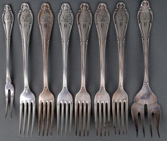 WWII GERMAN THIRD REICH SS WELLNER FORK LOT OF 8