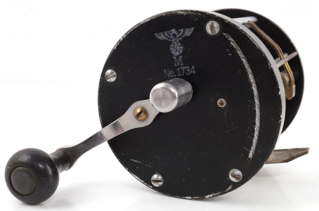 WWII GERMAN KRIEGSMARINE FISHING LURE: Marked with Reichsadler, M and No.1734. FEN 1941. It measures 3 3/4 inches. Unauthenticated, sold as is.