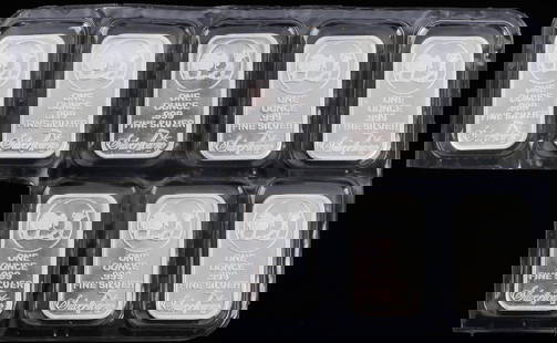 1 OZT .999 FINE SILVER BARS LOT OF 7: All electronically tested. This lot has a reserve.