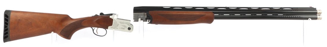 AMERICAN TACTICAL CRUSADER 20 GA O/U SHOTGUN NIB: New in box. Model #ATIG20CRS28. UPC:819644022817 Comes disassembled with tool kit and owner's manual. FFL required for transfer. No international shipping. Know your state's laws before bidding. Calib