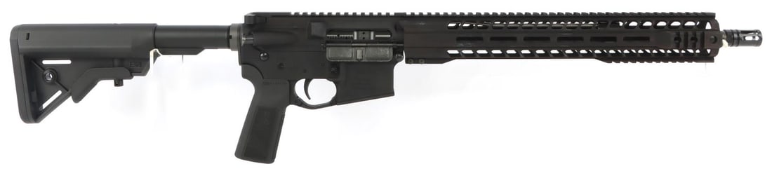 RADICAL FORGED MHR RF-16 5.56 SEMI AUTO RIFLE NIB: New in box. Model #FR16556SOC15MHR. UPC:816903022809. Includes one magazine, a lock, and the owner's manual. FFL required for transfer. No international shipping. Know your state laws before bidding.