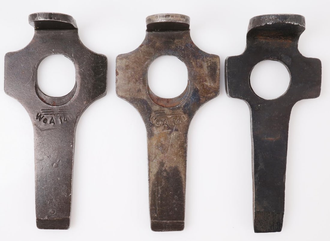 LOT OF 3 LUGER P08 PISTOL TAKEDOWN TOOLS: Marked with Waffenamt and one marked bnz40. Standard issue.
