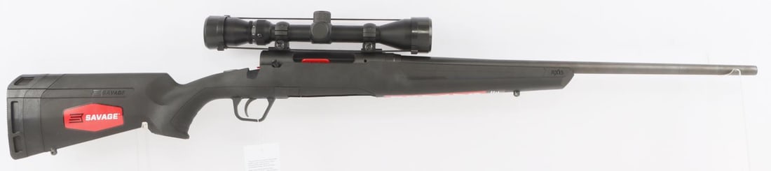SAVAGE AXIS XP 30 06 SP BIG GAME RIFLE: Barrel length: 22 inches, 30-06 SPRG caliber, bolt action, centerfire. Carbon steel barrel, Matte finish. New in box condition. FFL required for transfer. No international shipping. Know your state la