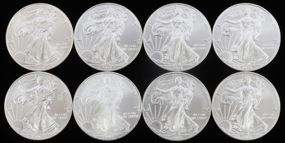 LOT SILVER AMERICAN EAGLE BU COIN 2012 1 2006