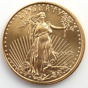 2012 GOLD 1/10 OZT OUNCE AMERICAN EAGLE BU COIN