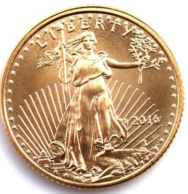 2019 GOLD 1/10 OZT AMERICAN EAGLE BU COIN