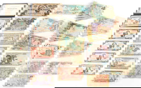 39 WORLD U.S. CONFEDERATE BANKNOTE LOT