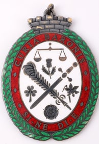 THOMAS FATTORINI STERLING SILVER CIVIC MEDAL