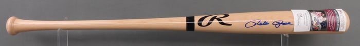 PETE ROSE SIGNED BASEBALL BAT JSA CERTIFIED