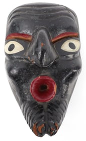 1950S MEXICAN NEGRITO MASK WALL HANGING