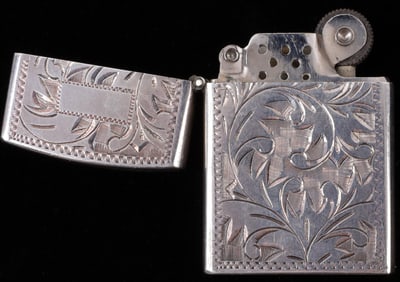 STERLING SILVER ZIPPO STYLE  LIGHTER 1920